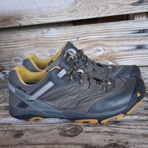 Men's Keen Gray and Yellow Hiking Shoes